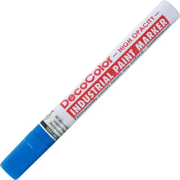 MARVY 728 INDUSTRIAL PAİNT MARKÖR SU VE ISIYA DAYANIKLI BLUE - Image 1
