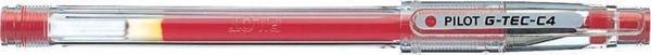 Pilot C4 Jel Pilot Kalem 0.4 mm Kırmızı - Image 1