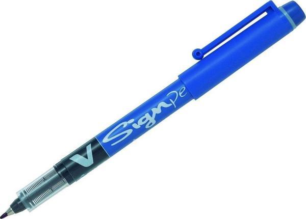 Pilot V-Signpen Mavi Fiber Uçlu Çizim ve İmza Kalemi - Image 1