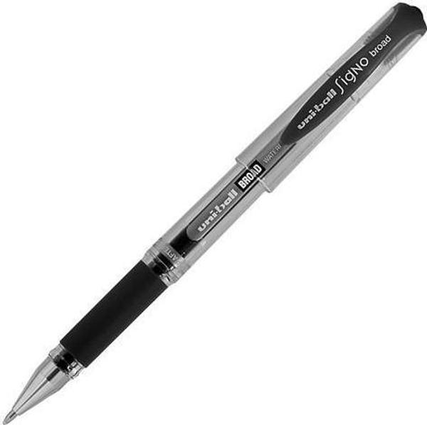 UNI-BALL UM-153 SIGNO BROAD İMZA KALEMİ 1,0mm SİYAH - Image 1