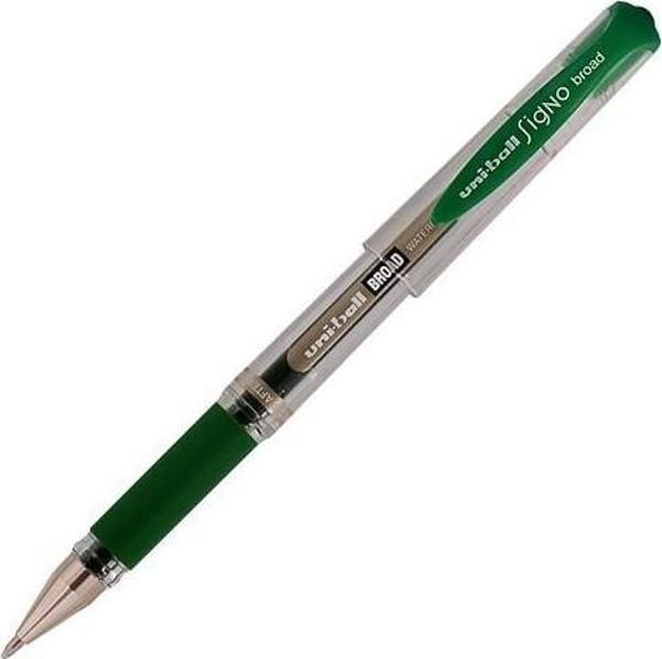 UNI-BALL UM-153 SIGNO BROAD İMZA KALEMİ 1,0mm YEŞİL - Image 1