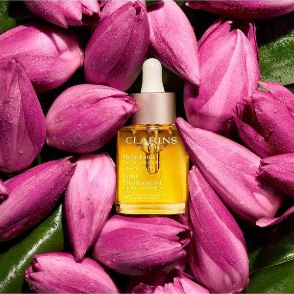 Clarins Lotus Treatment Oil Oily-Combination Skin 30Ml - Image 1
