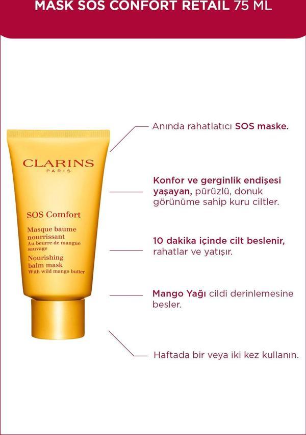 Clarins Sos Comfort - Besleyici Krem Maske 75 Ml Tüp - Image 1
