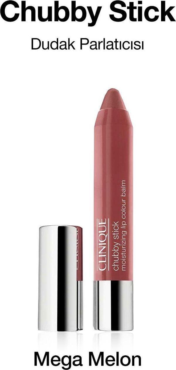 Clinique Chubby Stick Nemlendirici Dudak Parlatıcısı - 04 Mega Melon 3G - Image 1