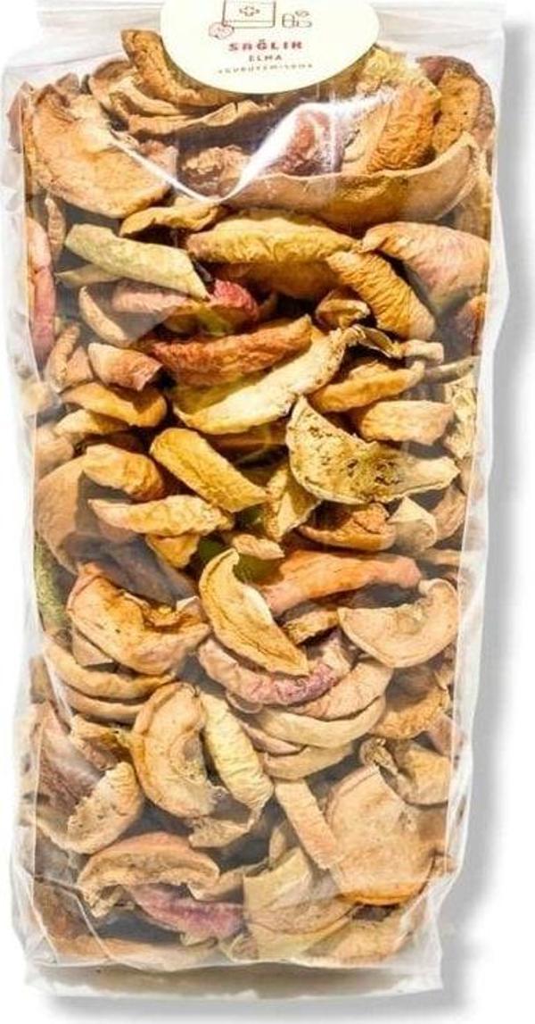 Guruyemiş Box Elma Kurusu Doğal Kuru Meyve 500 gr. Kırmızı Ve Yeşil Karışık Dilim Elma Kurusu 500 gr. - Image 1