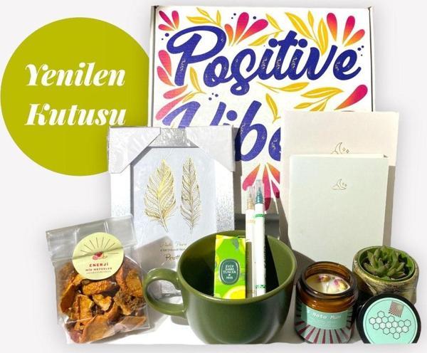 Guruyemiş Box "Yenilen Kutusu" Konsept Hediye Kutu Positive Vibes Motivasyon Paketi - Image 1