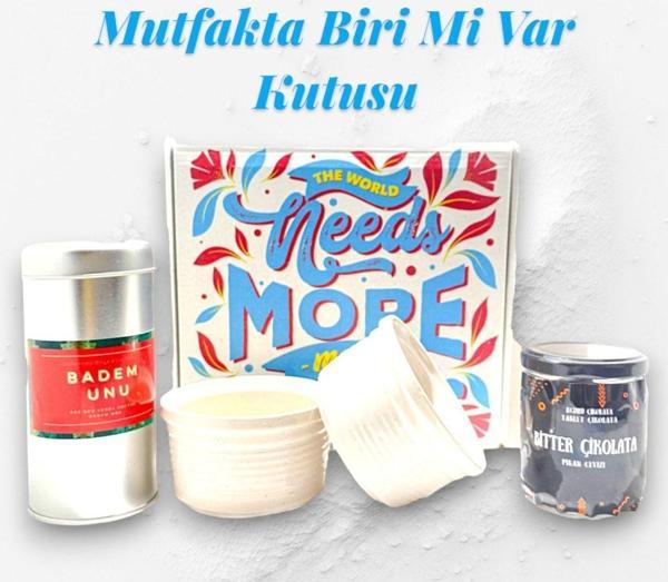 Guruyemiş Box Mutfakta Biri Mi Var Kutusu - Konsept Hediye Özel Gün Sevgili Muffin Seti - Image 1