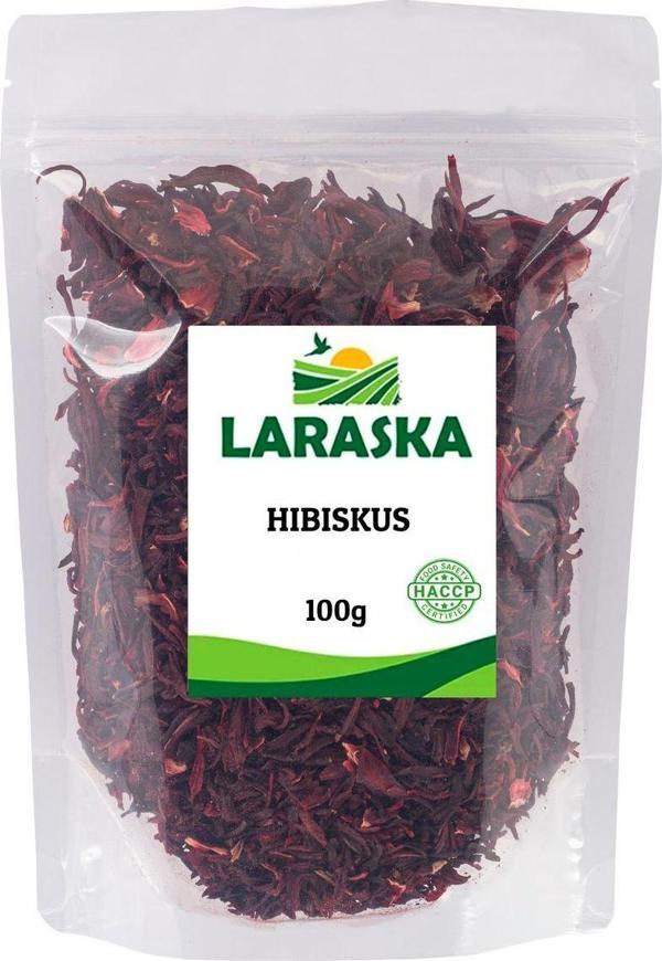 Laraska Hibiskus Çayı - Nar Çiçeği - Bamya Çiçeği - Hibiscus Tea Whole 100 gr. - Image 1