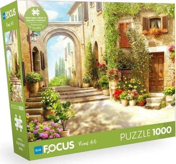 Blue Focus Puzzle 1000 Parça Eski Sokak BF422 - Image 1