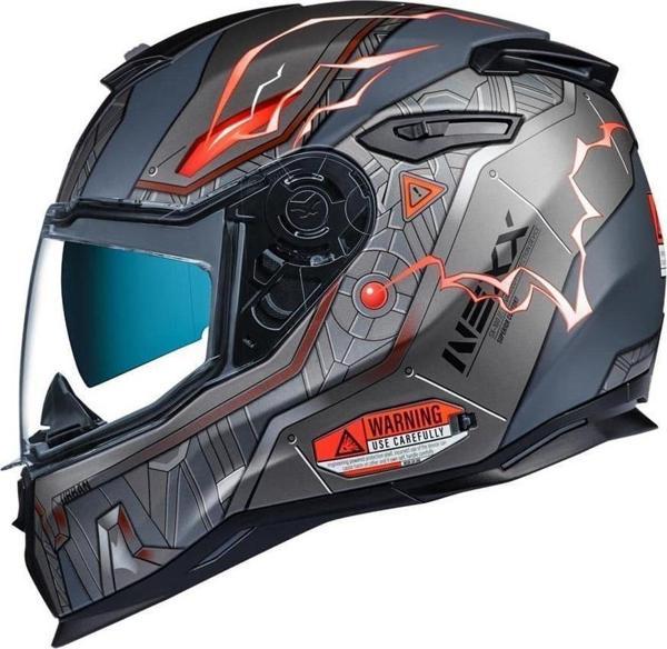 Nexx SX.100 Gigabot Full Face Motosiklet Kaskı - Image 1