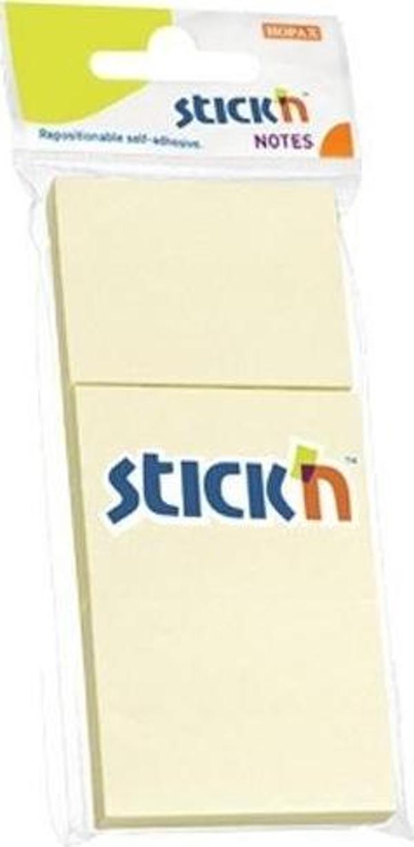 Hopax Not Kağıdı Stickn 38x51 Pastel Sarı 3Lü 100 Yaprak - Image 1