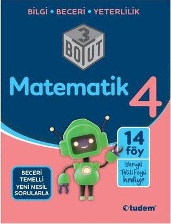 4.Sınıf Matematik 3 Boyut - Tudem Yayınları - Ders Kitapları - Image 1