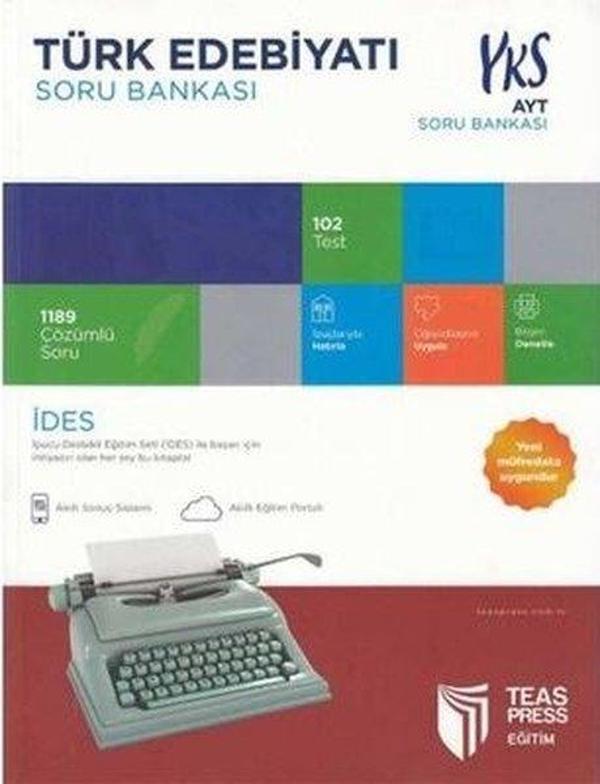İDES AYT Türk Edebiyatı Soru Bankası - Teas Press Eğitim - Image 1