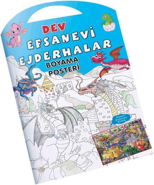 Dev Efsanevi Ejderhalar - Boyama Posteri - 0-6 Yaş Yayınları - Image 1