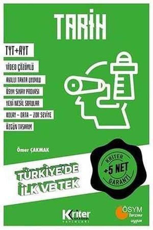 Tarih-5 Net Garantili-Türkiye'de İlk ve Tek - Kriter Akademi Yayınları - Image 1