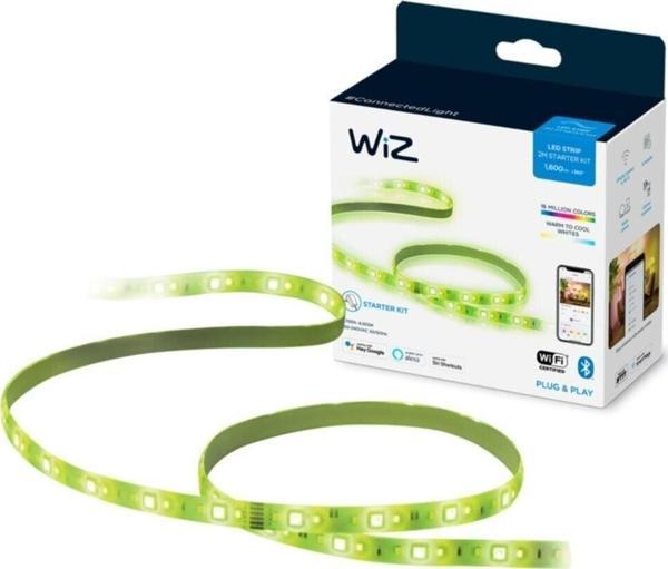Wiz Philips Wi-Fi Ble Renkli Ambiyans Akıllı Led Şerit 2 Metre Başlangıç Seti - Image 1