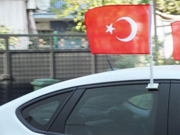 Rolleys Flamalı Araç Konvoy Türk Bayrağı 30 X 45 - 20 Adet - Image 1