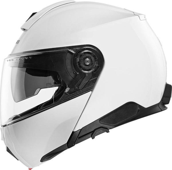 Schuberth C5 Glossy White Çene Açılır Motosiklet Kaskı - Image 1