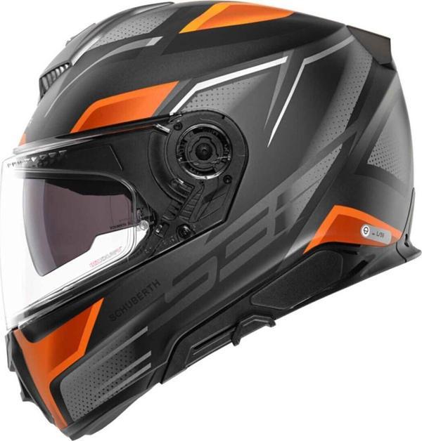 Schuberth S3 Storm Orange Kapalı Motosiklet Kaskı - Image 1