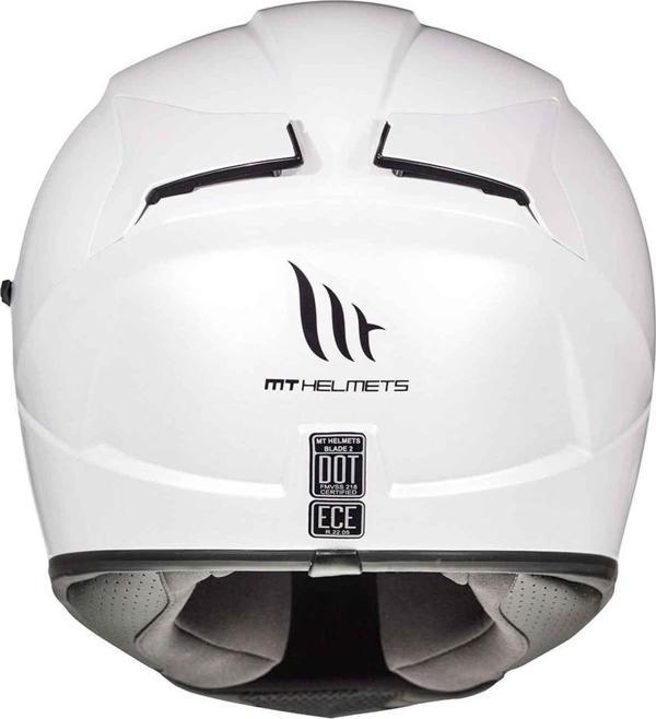 Mt Blade 2 Sv Solid A0 Gloss Full Face Motosiklet Kaskı - Image 1