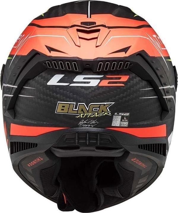 Ls2 Thunder Karbon Attack Full Face Motosiklet Kaskı - Image 1