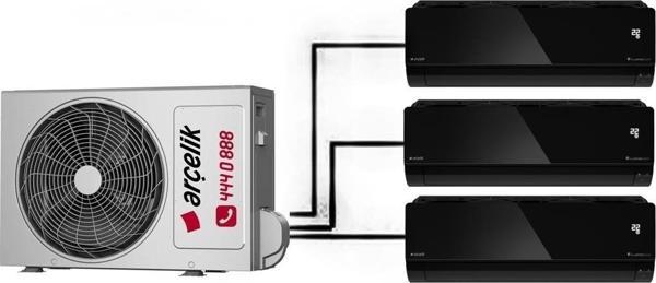 Arçelik Mirror Multi Duvar Tipi 3+1 İnverter 9+12+12 24000Btu Klima - Image 1