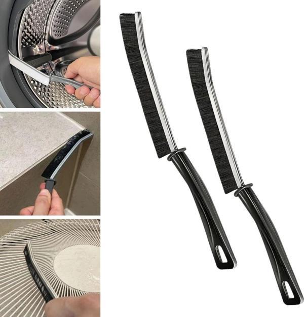 Just Cheap Store 2Li Çok Amaçlı Multi Ince Temizlik Fırçası Derz Arası Banyo Mutfak Lavabo Detay Temizleme Fırçası  - Image 1