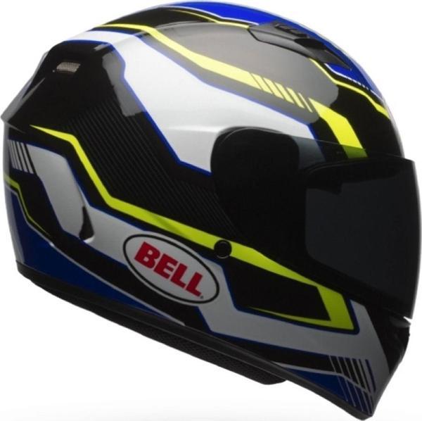 Bell Ps Qualifier Torque Blue/Yellow Full Face Motosiklet Kaskı - Image 1