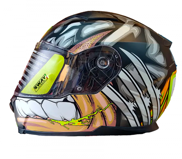 Sway SW816 Full Face Motosiklet Kaskı - Image 1