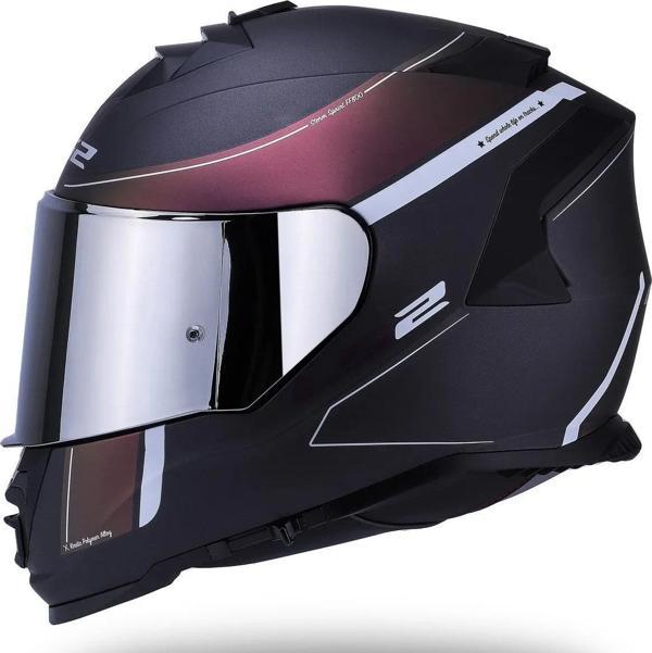 Ls2 Storm 2 Velvet Full Face Motosiklet Kaskı Siyah Vizörlü - Image 1