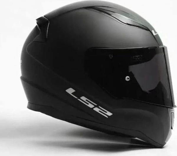 Ls2 Rapid 2 Mat Siyah Full Face Motosiklet Kaskı Siyah Vizörlü - Image 1