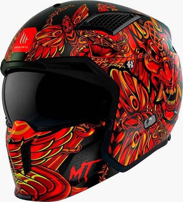 Mt Streetfighter Sv Hellish B5 Mat Çene Açılır Kask - Image 1