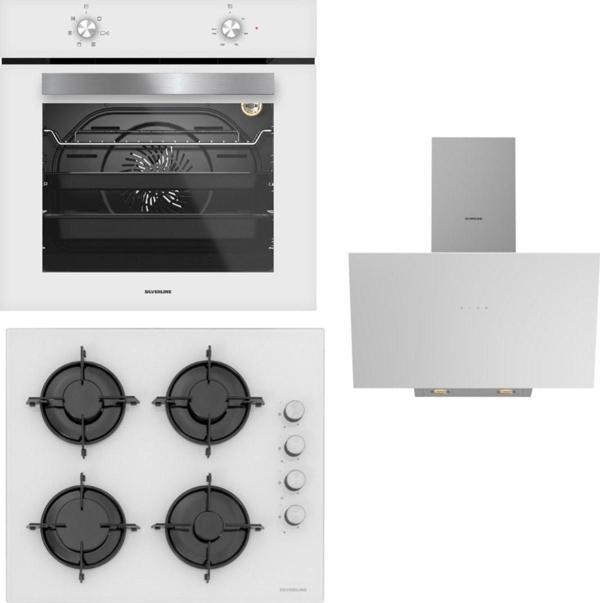 Silverline Ankastre Set (Bo6501W01-Cs5349W01-3481 Beyaz) - Image 1