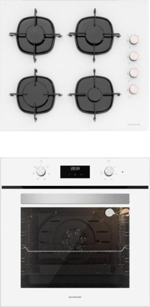 Silverline Beyaz 2'Li Ankastre Set 5 Yıl Garanti (Cs5335W01+Bo6502W02) - Image 1