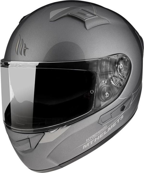 Mt Kre Sv Solid Gloss Full Face Motosiklet Kaskı - Image 1