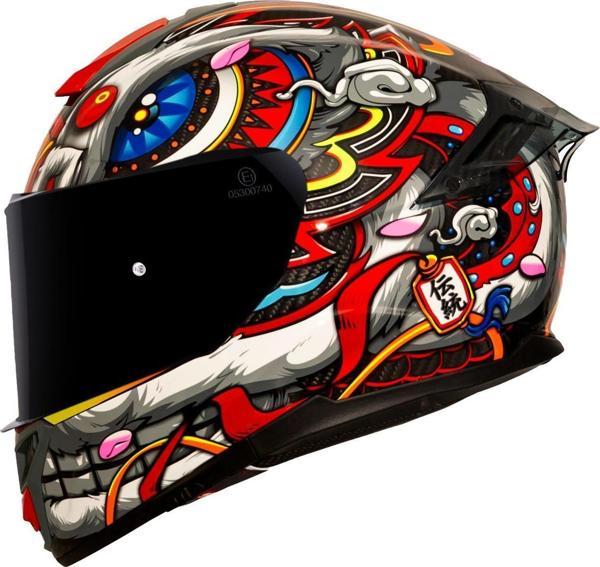 Sway 861 Carbon Desing Full Face Motosiklet Kaskı - Image 1
