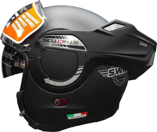 Sway SW 907 Stratos 180 Çene Açılır Motosiklet Kaskı - Image 1