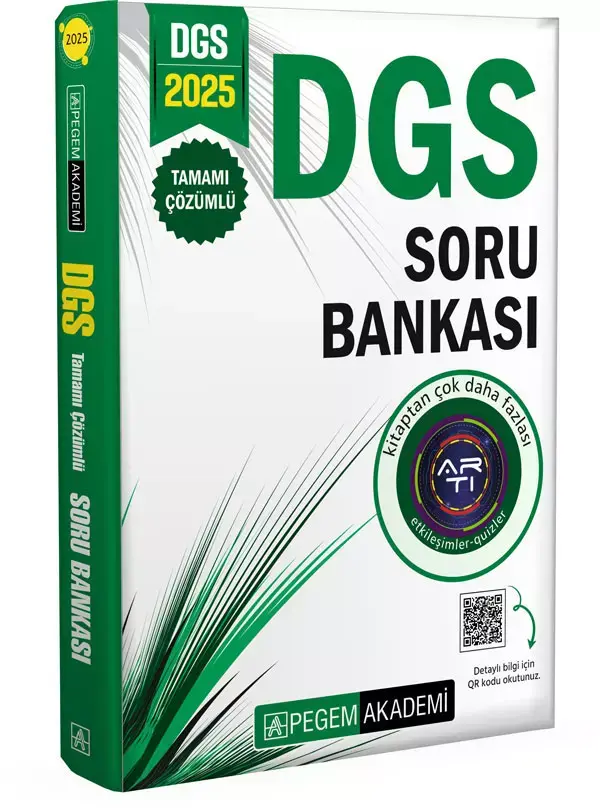 2024 DGS Tamamı Çözümlü Soru Bankası - Pegem Akademi Yayıncılık - Image 1