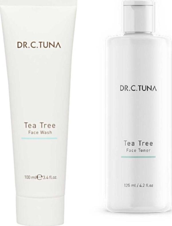 Farmasi Çay Ağacı Yağı Yüz Yıkama Jeli 100 ml + Farmasi Çay Ağacı Yağı Yüz Temizleme Toniği 125 ml - Image 1