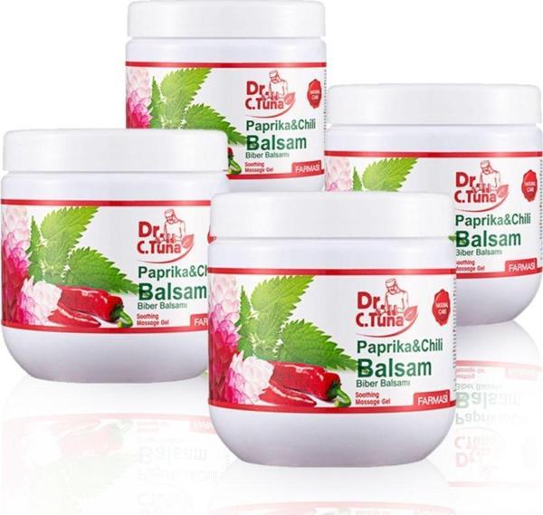 Farmasi Dr C. Tuna Biberli Masaj Jeli-500Ml 4'Lü Set - Image 1