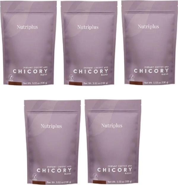 Farmasi 5 Adet Hindiba Kahve Nutricoffee 100 Gr ( Yeni Ambalajında ) - Image 1