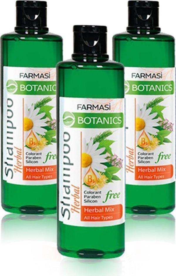 Farmasi Botanics Herbal Mıx Şampuan-500 Ml 3 Adet - Image 1