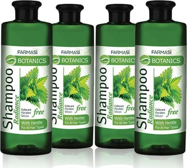 Farmasi Botanics Isırgan Özlü Parlaklık Veren Şampuan-500Ml 4 Adet - Image 1