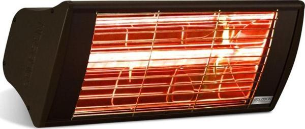 Goldsun Supra 2000 Watt Suya Dayanıklı Elektrikli Infrared Siyah Renk Dış Ortam Isıtıcısı - Image 1