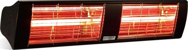 Goldsun Supra 3000 Watt Suya Dayanıklı Elektrikli Infrared Siyah Renk Dış Ortam Isıtıcısı - Image 1