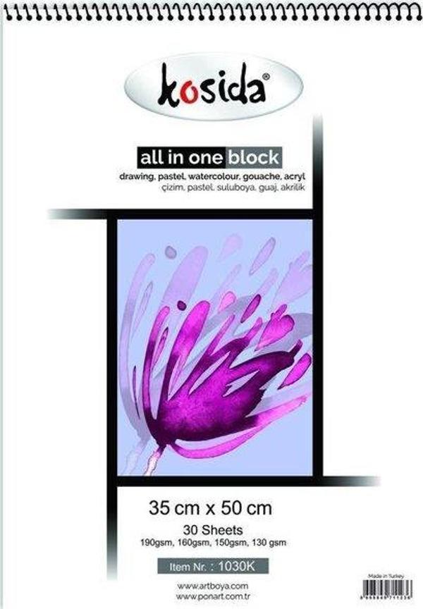 Kosida All In One Block 35x50cm 30 yaprak - Image 1