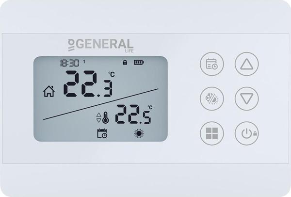 General HT300S Kablolu Haftalık Programlı Oda Termostatı - Image 1