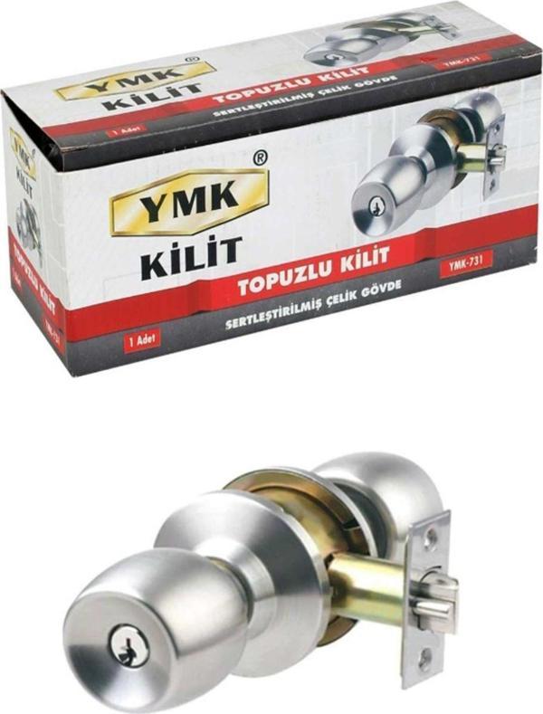 Yuma Ymk-731 Topuzlu Otel Tipi Paslanmaz Kilit Çift Yön Açılabilir Anahtarlı - Image 1