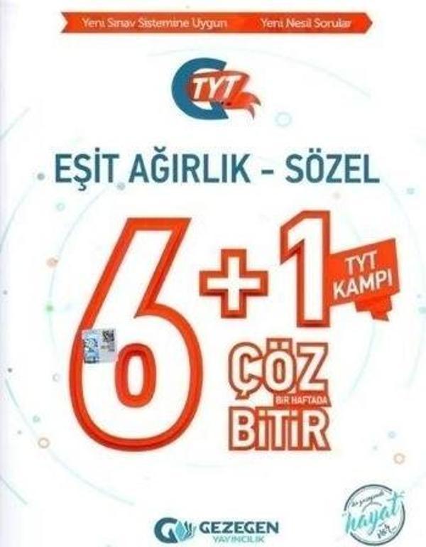 YKS TYT Eşit Ağırlık Sözel 6+1 Çöz Bitir Gezegen Yayıncılık - Image 1