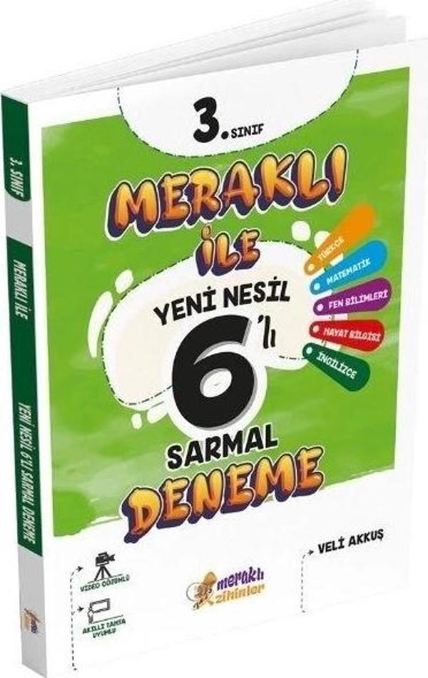 3. Sınıf Meraklı 6'lı Sarmal Deneme Meraklı Zihinler Yayınları - Meraklı Zihinler Yayınları - Image 1